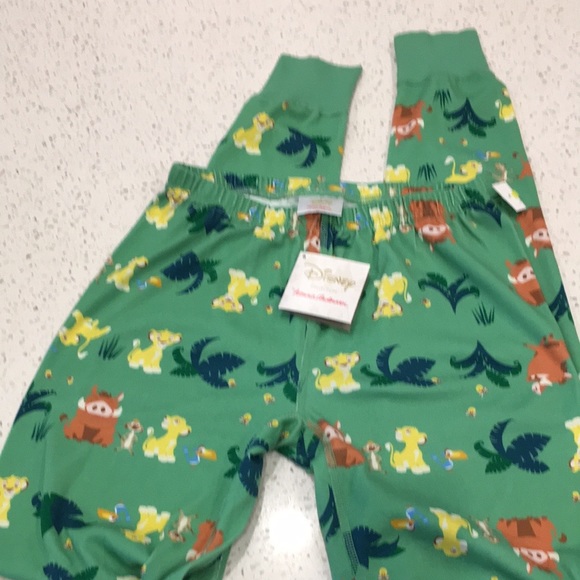 S Hanna Andersson LION KING Pajama  Pants DISNEY TIMBA NALA all Cotton NEW small - Picture 2 of 4